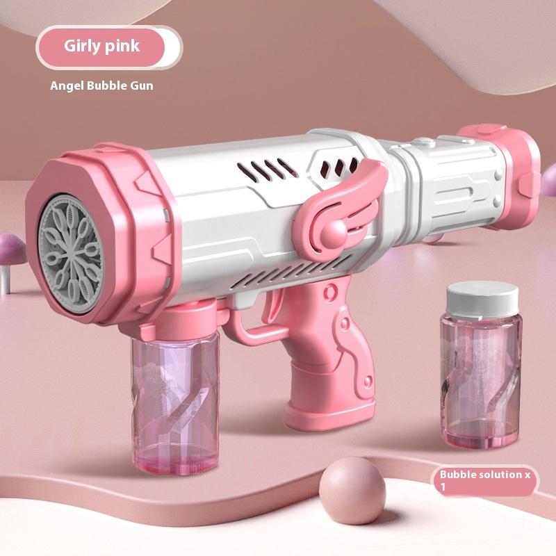 Cross-border bubble machine, luminous children s toy, fully automatic Gatling 10-hole handheld bubble machine
Cross-border bubble machine, luminous children s toy, fully automatic Gatling 10-hole handheld bubble machine