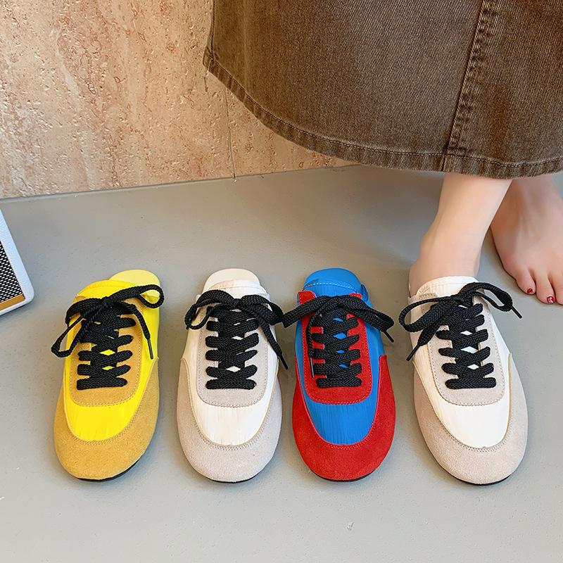 Color matching bag head half slippers women s outer wear 2025 spring new flat-bottomed lazy one-pedal Muller 40 бежевий
Color matching bag head half slippers women s outer wear 2025 spring new flat-bottomed lazy one-pedal Muller 40 бежевий