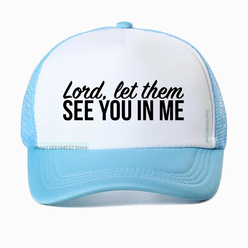 Lord let them see you in me print Baseball Cap Jesus Christ Unisex Snapback hat Adjustable Unisex Breathable Golf hats Adjustable
Lord let them see you in me print Baseball Cap Jesus Christ Unisex Snapback hat Adjustable Unisex Breathable Golf hats Adjustable