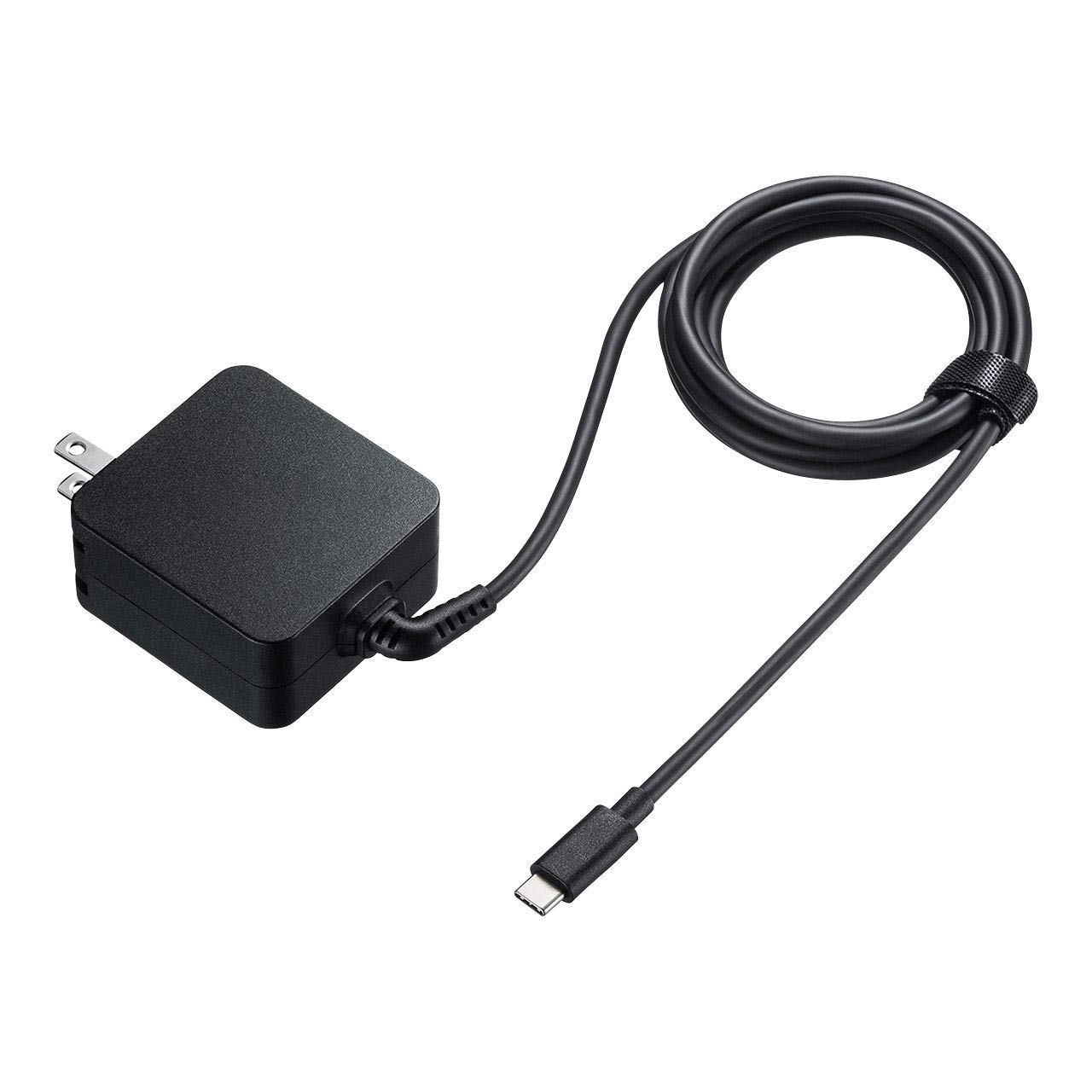 Sanwa Supply USB Power Delivery Compatible AC Charger (PD65W) with Integrated Type-C Cable, ACA-PD76BK
Sanwa Supply USB Power Delivery Compatible AC Charger (PD65W) with Integrated Type-C Cable, ACA-PD76BK
