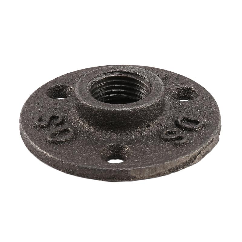 6Pcs 1/2 Inch Black Cast Iron Pipe Fittings Floor Flange BSP Threaded-B61B чорний
6Pcs 1/2 Inch Black Cast Iron Pipe Fittings Floor Flange BSP Threaded-B61B чорний
