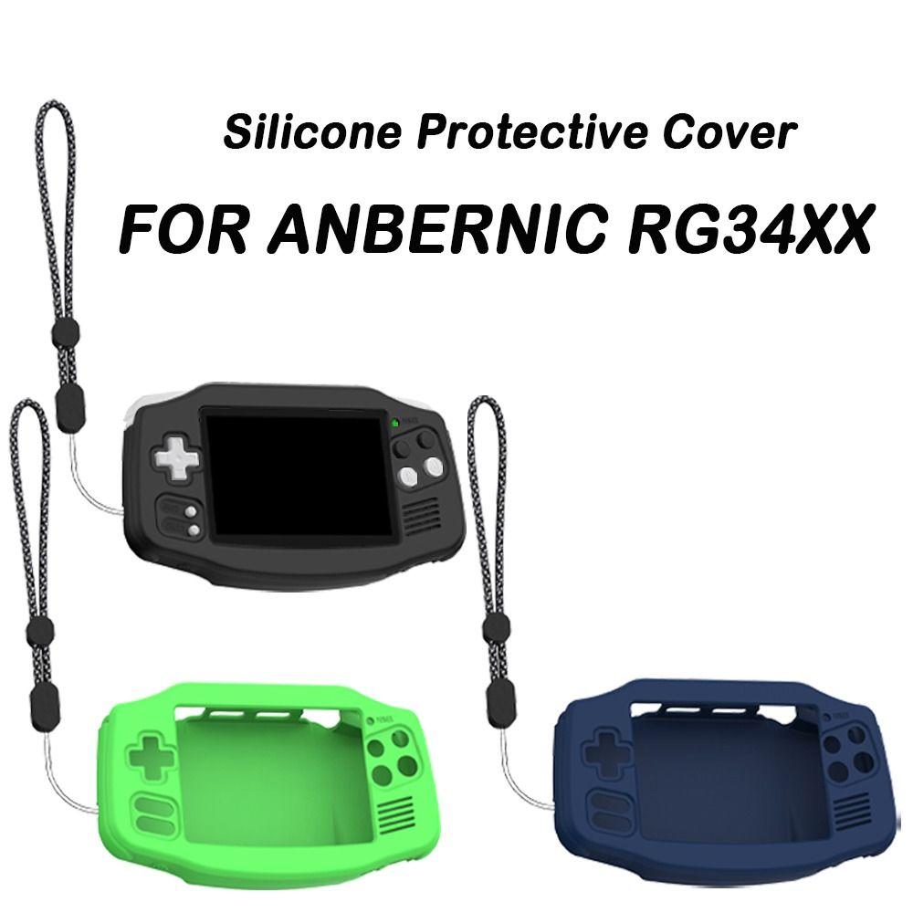 Shockproof Game Console Case Protection Shell for ANBERNIC RG34XX Handheld Game Accessories фарби люмінесцентні зелений колір
Shockproof Game Console Case Protection Shell for ANBERNIC RG34XX Handheld Game Accessories фарби люмінесцентні зелений колір