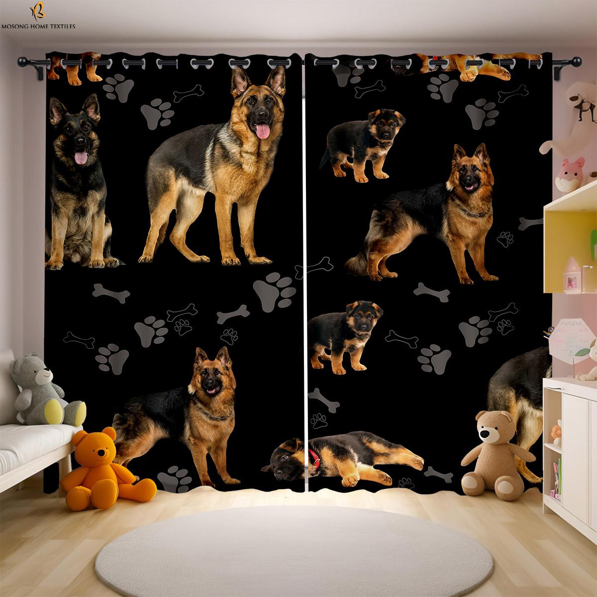 Dog Animal Pattern Printed Curtains Cartoon Cute Bedroom Living Room Children Easy Wash Care Decorative Curtain Polyester Area Window Treatment W100*H130(CM)-Grommet top&2PCS
Dog Animal Pattern Printed Curtains Cartoon Cute Bedroom Living Room Children Easy Wash Care Decorative Curtain Polyester Area Window Treatment W100*H130(CM)-Grommet top&2PCS