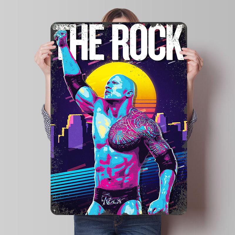 The Rock Retro Art Poster Customized Wall Art Vintage Metal Signs Retro Tin Plaque for Man Cave Decoration Room Desk Decor Home 7.9x11.8In(20x30cm)
The Rock Retro Art Poster Customized Wall Art Vintage Metal Signs Retro Tin Plaque for Man Cave Decoration Room Desk Decor Home 7.9x11.8In(20x30cm)