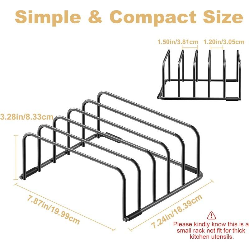 Heavy - Duty Metal Pan & Cutting Board Rack - Space-Saving Cabinet Organizer for Baking Sheets, Trays & Plates
Heavy - Duty Metal Pan & Cutting Board Rack - Space-Saving Cabinet Organizer for Baking Sheets, Trays & Plates