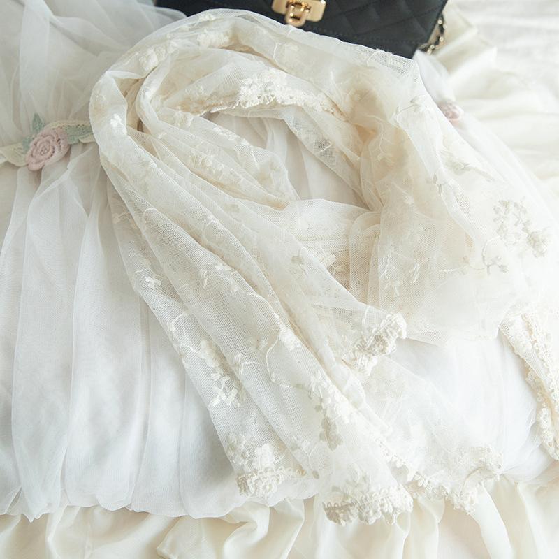 Новый Длинный Кружевной Шарф Вышитый Увеличенный Тонкий Шарф Модный Художественный Ретро Шаль 65*170cm белый
Новый Длинный Кружевной Шарф Вышитый Увеличенный Тонкий Шарф Модный Художественный Ретро Шаль 65*170cm белый