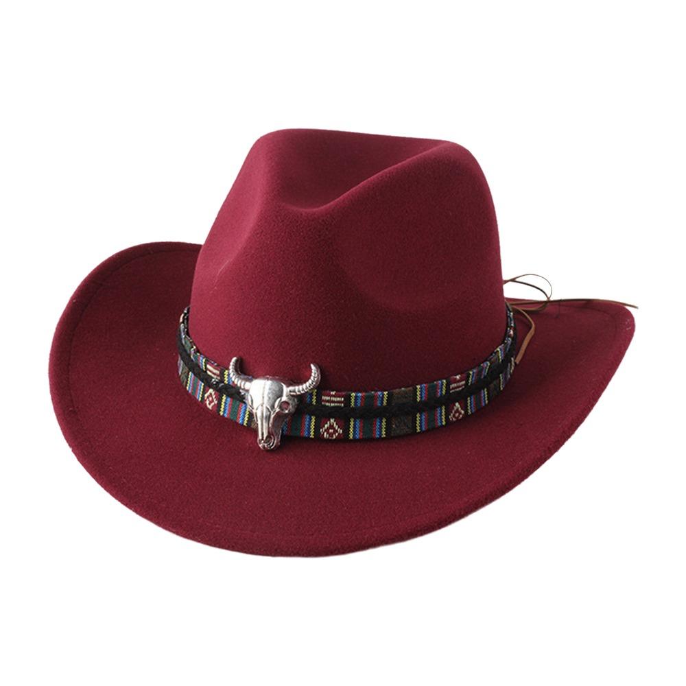 Artificial Suede Western Cowboy Hat Tibetan Style Curved Brim Roll Brim Cowgirl Cap Ethnic Soft Jazz Fedora Hats Outdoor Riding темно-червоний колір
Artificial Suede Western Cowboy Hat Tibetan Style Curved Brim Roll Brim Cowgirl Cap Ethnic Soft Jazz Fedora Hats Outdoor Riding темно-червоний колір