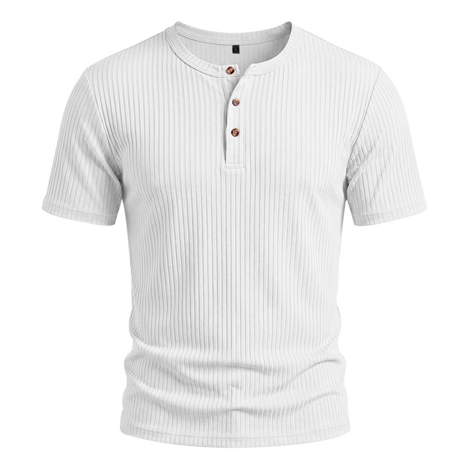 Men s Casual Lightweight Ribbed Henley Shirt Short Sleeve Buttoned Neck Slim Fit Soft Breathable Fabric Summer Top XXXL
Men s Casual Lightweight Ribbed Henley Shirt Short Sleeve Buttoned Neck Slim Fit Soft Breathable Fabric Summer Top XXXL