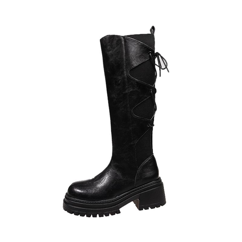 Platform Long-leg Boots Women s 2026 Autumn and Winter New Knee-less Velvet High-leg Skinny Boots 40 чорний
Platform Long-leg Boots Women s 2026 Autumn and Winter New Knee-less Velvet High-leg Skinny Boots 40 чорний