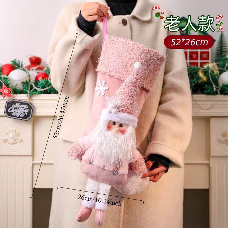 Big Head Doll Christmas 3D Santa Claus Socks Enlarged Thickened Christmas Socks Festival, Home Decoration рожевий
Big Head Doll Christmas 3D Santa Claus Socks Enlarged Thickened Christmas Socks Festival, Home Decoration рожевий