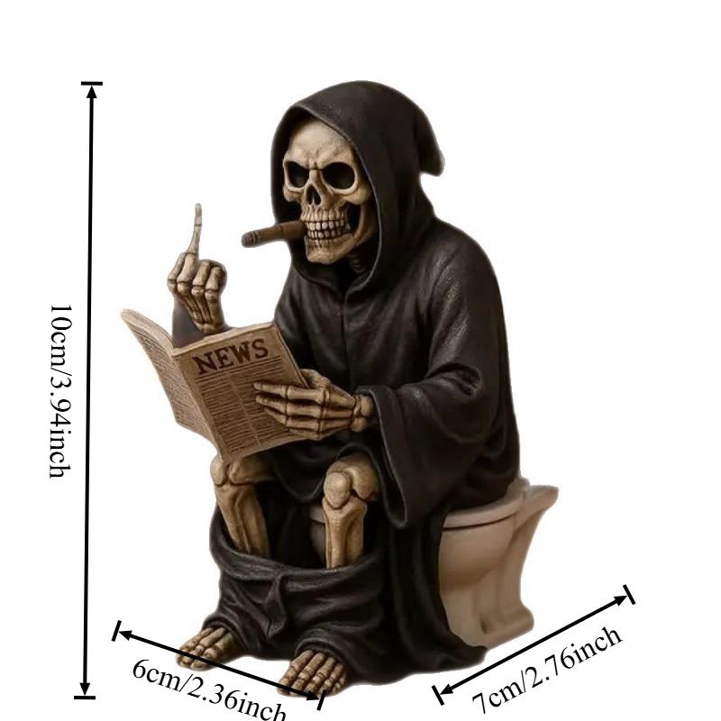 Новая статуэтка Бога туалета с средним пальцем, смола, ручная работа, украшение, украшения на Хэллоуин, аксессуары для домашнего декора, подарок чёрный
Новая статуэтка Бога туалета с средним пальцем, смола, ручная работа, украшение, украшения на Хэллоуин, аксессуары для домашнего декора, подарок чёрный