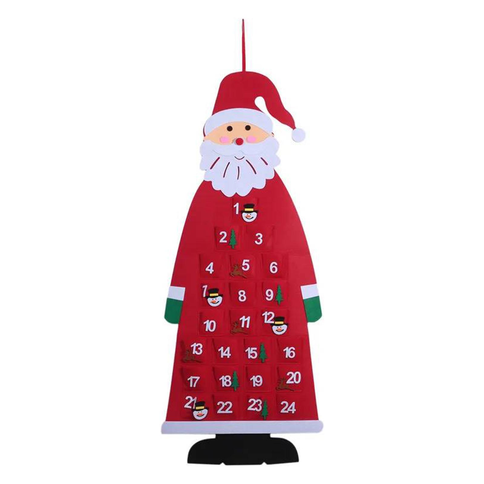Santa Christmas Advent Calendar 2025 with 24 Pockets Wall Hanging Santa Advent Calendar for Kids Christmas Decorations Gifts 108x44cm червоний
Santa Christmas Advent Calendar 2025 with 24 Pockets Wall Hanging Santa Advent Calendar for Kids Christmas Decorations Gifts 108x44cm червоний