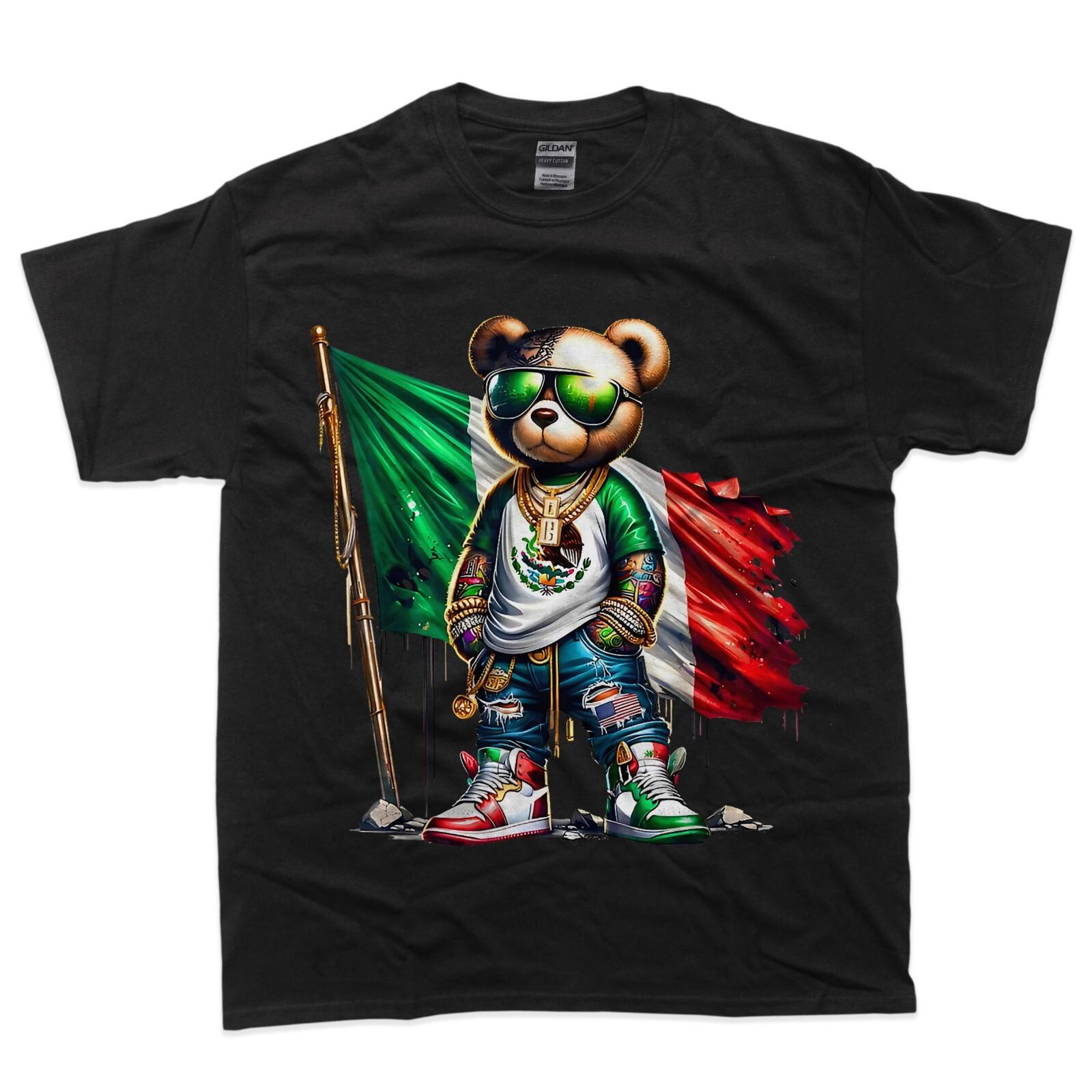 Stylish Teddy Bear Mexican Flag Mexico T-Shirt 4XL
Stylish Teddy Bear Mexican Flag Mexico T-Shirt 4XL