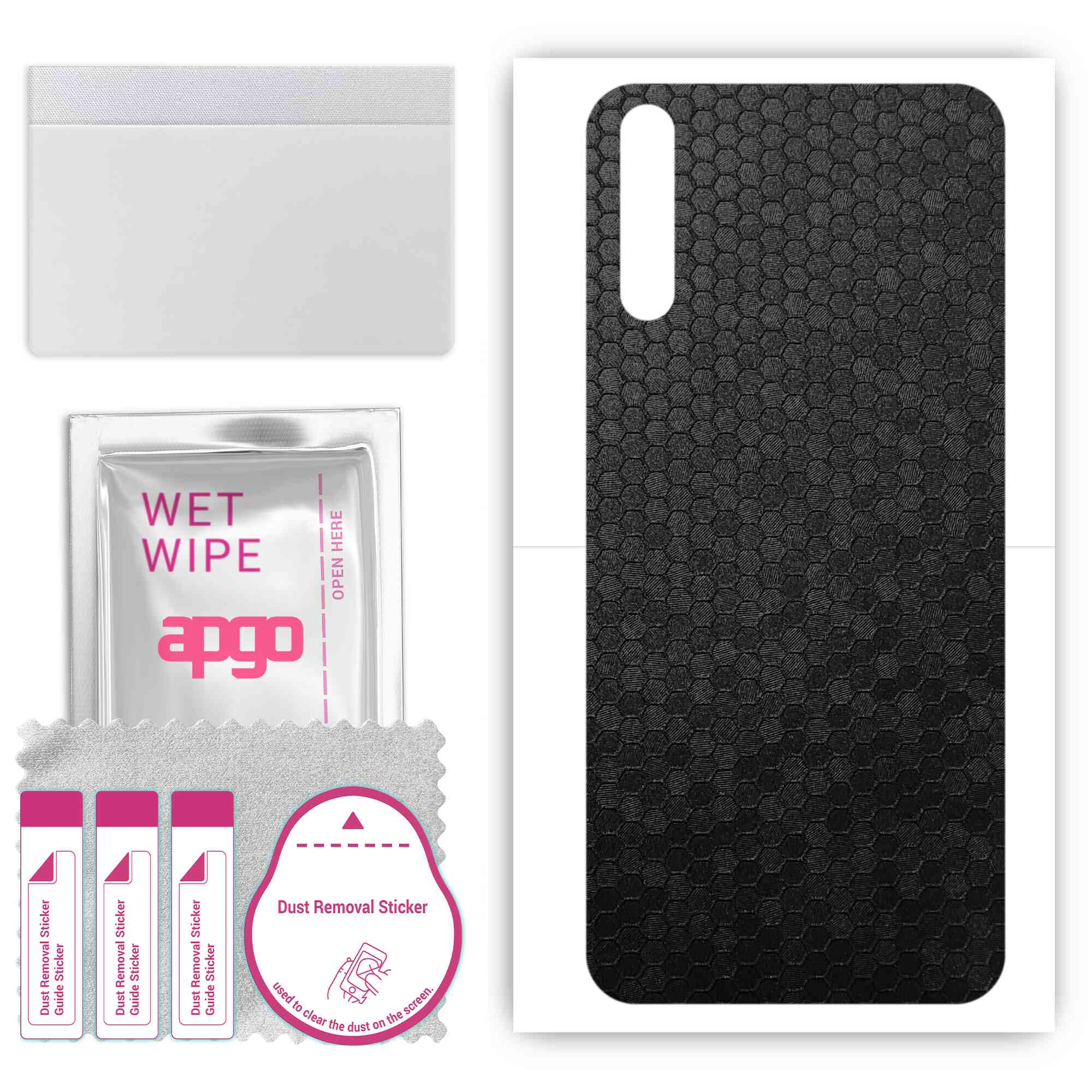 apgo Protective Skin Sticker for the back compatible with Huawei Enjoy 10s, Wrap Film, Foil, Vinyl - Pattern Black Honeycomb
apgo Protective Skin Sticker for the back compatible with Huawei Enjoy 10s, Wrap Film, Foil, Vinyl - Pattern Black Honeycomb
