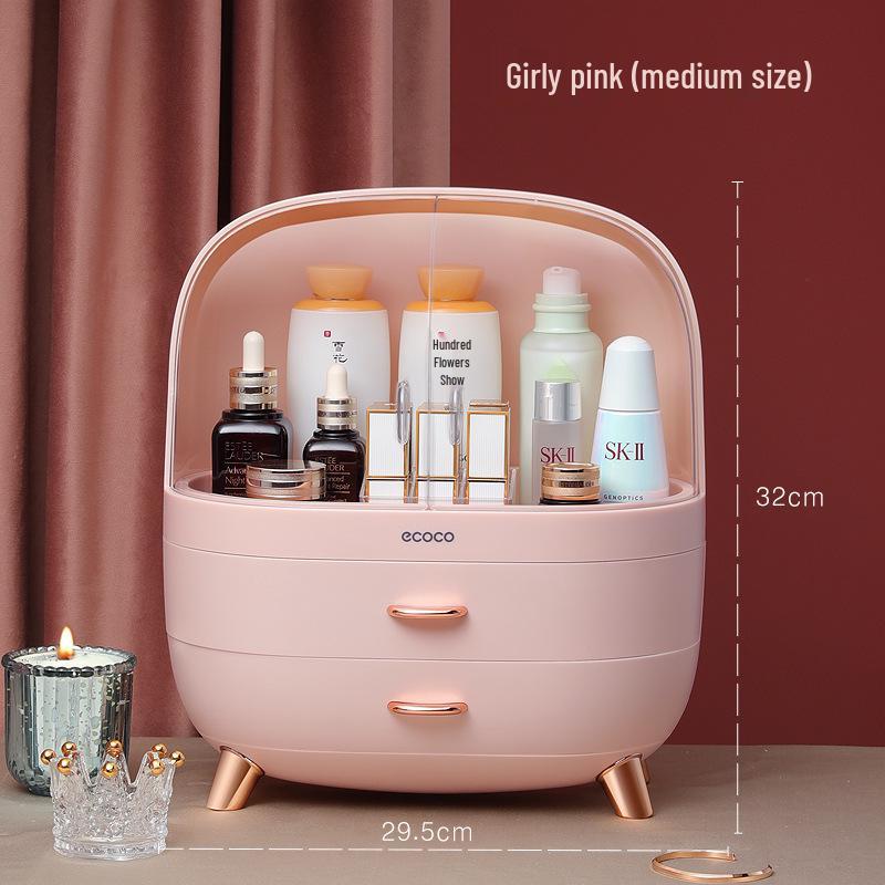 Transparent Dustproof Cosmetic Organizer: Makeup Brush and Skincare Storage for Dressing Table
Transparent Dustproof Cosmetic Organizer: Makeup Brush and Skincare Storage for Dressing Table