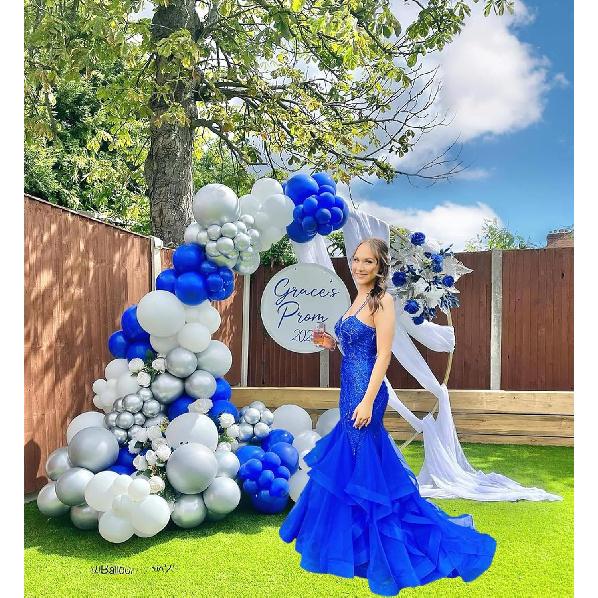 Winter silver Royal blue and white balloon Garland Arch Kit 143Pcs balloons for Wedding prince Baby shower for Boy Men s 21st birthday decorations
Winter silver Royal blue and white balloon Garland Arch Kit 143Pcs balloons for Wedding prince Baby shower for Boy Men s 21st birthday decorations