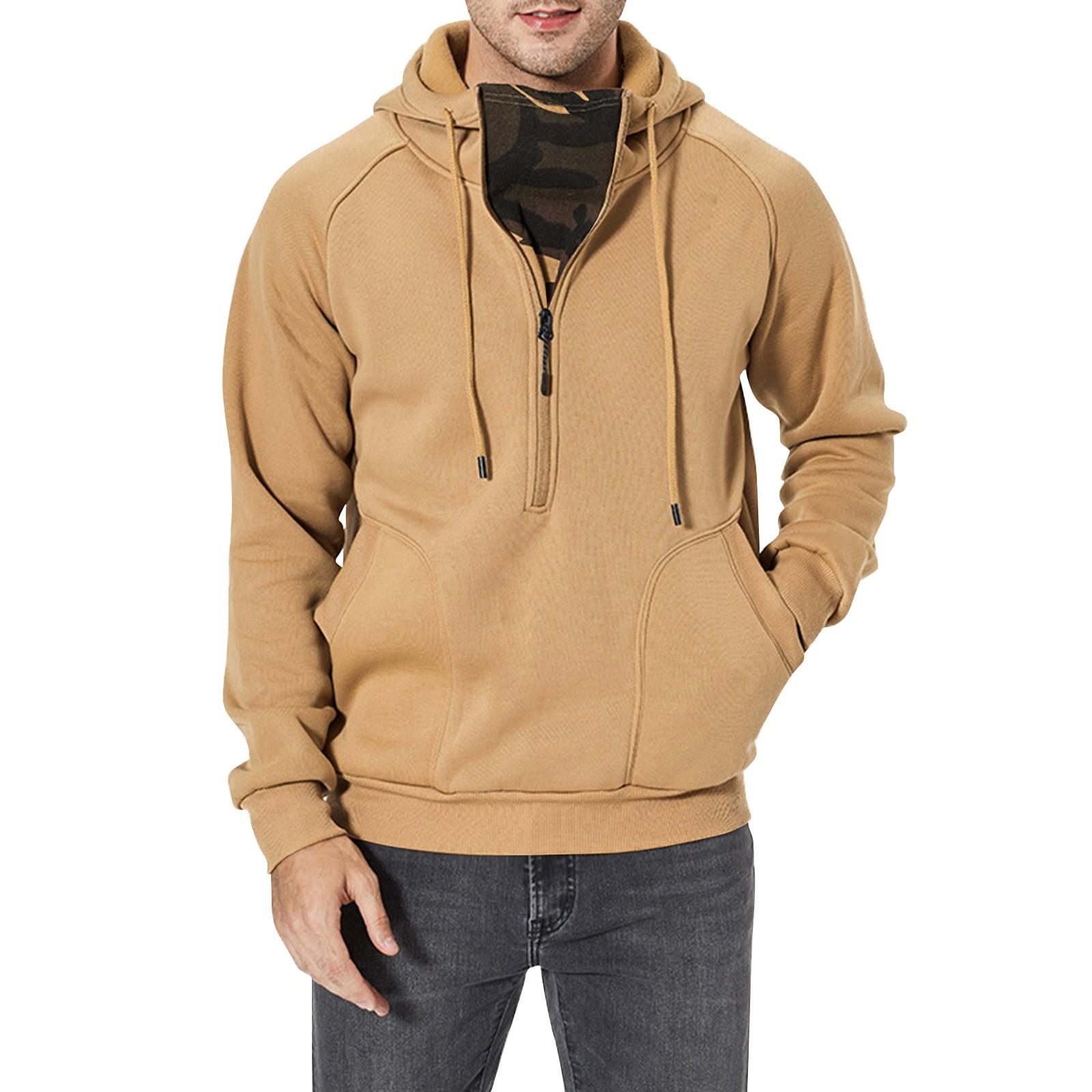 Мужской однотонный свитер с капюшоном, мужской спортивный ретро-стиль рабочей одежды, теплый полуоткрытый свитер XL хаки
Мужской однотонный свитер с капюшоном, мужской спортивный ретро-стиль рабочей одежды, теплый полуоткрытый свитер XL хаки