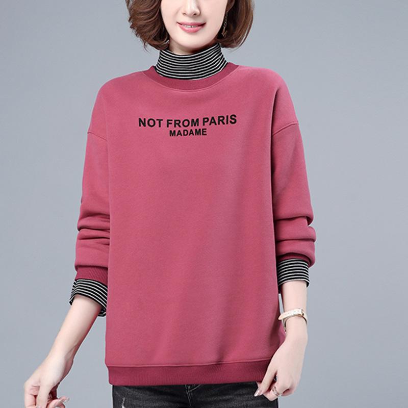 Women s 2024 Autumn/Winter Plus Size Fleece-Lined High-Neck Patchwork Sweatshirt XL (Recommended 130-145 jin) бежевий
Women s 2024 Autumn/Winter Plus Size Fleece-Lined High-Neck Patchwork Sweatshirt XL (Recommended 130-145 jin) бежевий