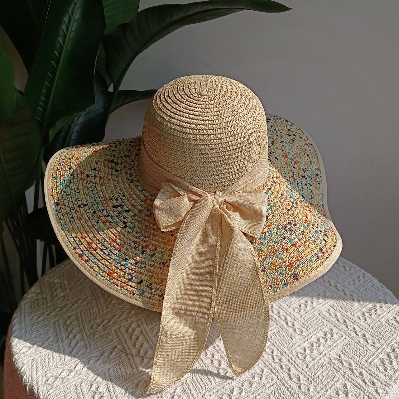 Summer straw hat 2025 large brim outdoor sun protection sun hat travel vacation foldable beach hat sombrero para sol mujer M55-58cm
Summer straw hat 2025 large brim outdoor sun protection sun hat travel vacation foldable beach hat sombrero para sol mujer M55-58cm