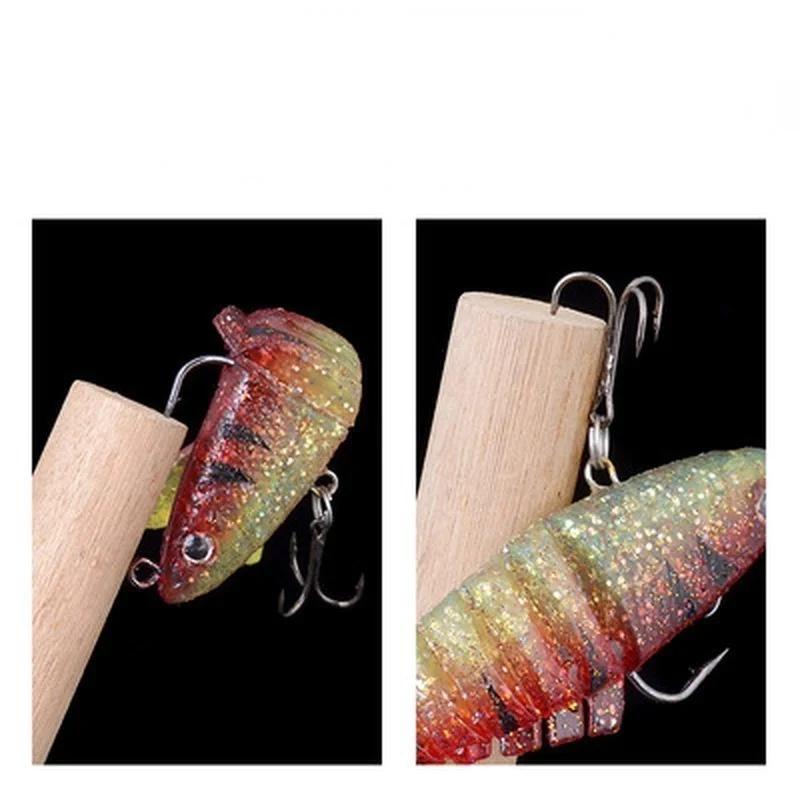Artificial Lifelike Popper Soft Swimbait 8 Segmented Fishing Lures Lead Head Soft Fishing Lure Custom 3.54in soft Bait Lure 1
Artificial Lifelike Popper Soft Swimbait 8 Segmented Fishing Lures Lead Head Soft Fishing Lure Custom 3.54in soft Bait Lure 1