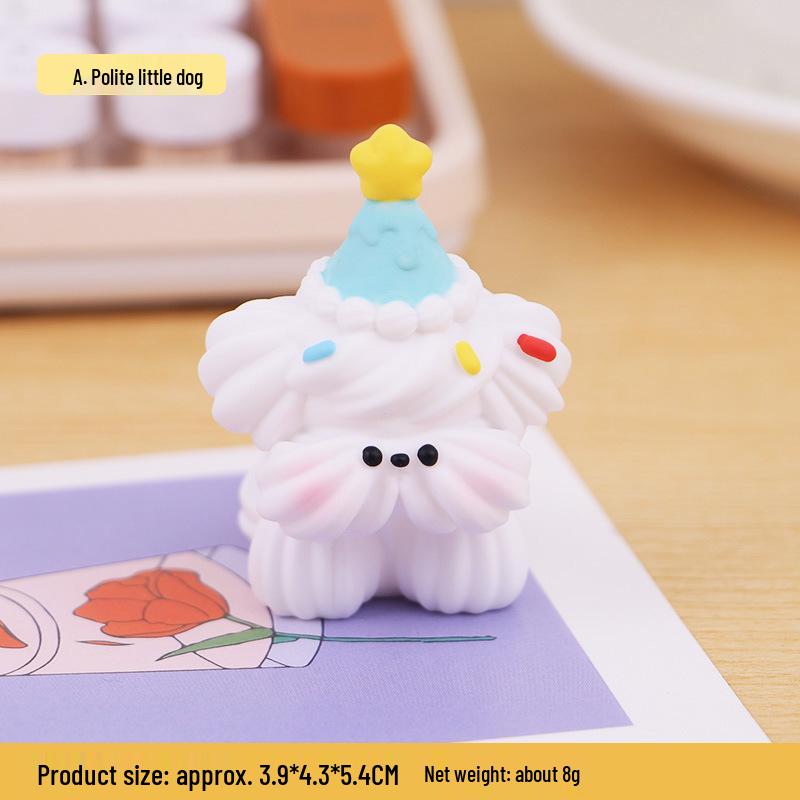 Sweet Time Animal Ornaments: Cute Rabbit, Puppy, Bear Cake Decorations As shown
Sweet Time Animal Ornaments: Cute Rabbit, Puppy, Bear Cake Decorations As shown