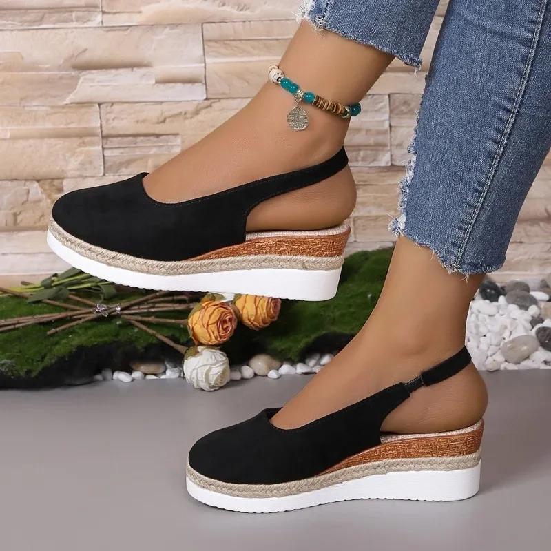 Fashion Women s Sandals 2025 New Lace-up Cuff Fashion Plus Size Casual Platform Wedge Sandals Woman Summer Best Seller Closed Toe Shoes 36
Fashion Women s Sandals 2025 New Lace-up Cuff Fashion Plus Size Casual Platform Wedge Sandals Woman Summer Best Seller Closed Toe Shoes 36