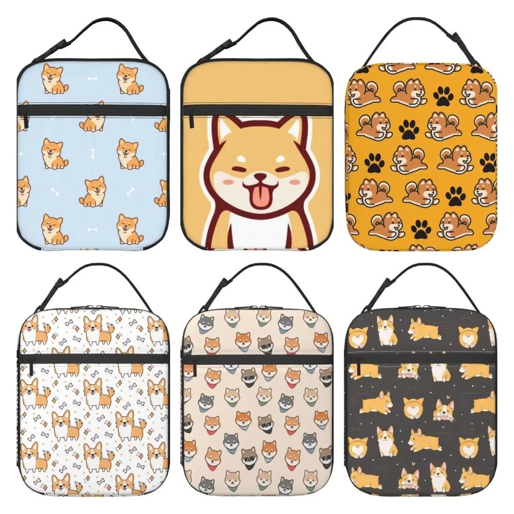 Lunch Box Cute Shiba Inu Dog Cartoon Reusable Lunch Bag with Shoulder Strap for Women Men Girls Boys Meal Tote Bag 26x21x11CM зелений
Lunch Box Cute Shiba Inu Dog Cartoon Reusable Lunch Bag with Shoulder Strap for Women Men Girls Boys Meal Tote Bag 26x21x11CM зелений