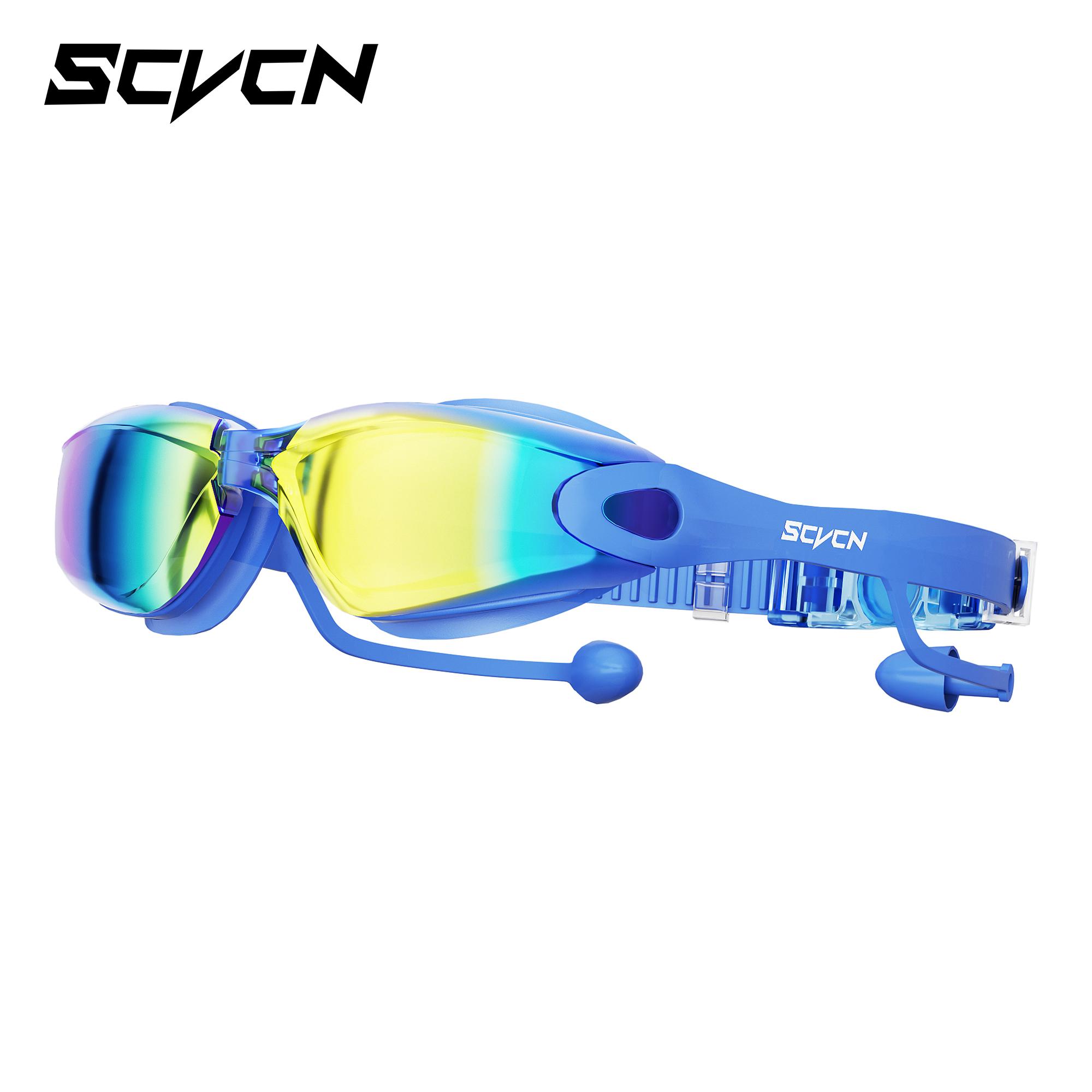 SCVCN Professional Anti-Fog Swimming Goggles Waterproof HD Clear Lens UV Protection Adult Swim Eyewear Adjustable Strap Earplugs
SCVCN Professional Anti-Fog Swimming Goggles Waterproof HD Clear Lens UV Protection Adult Swim Eyewear Adjustable Strap Earplugs