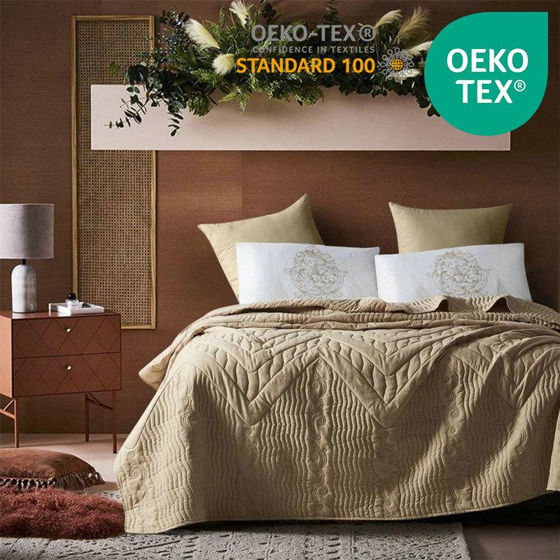 American Ultrasonic Brushed Fabric Bed Cover - All Polyester, Double-Sided, Simple Design Twin: 168x229cm cover, 50x75cm pillows x2 хакі
American Ultrasonic Brushed Fabric Bed Cover - All Polyester, Double-Sided, Simple Design Twin: 168x229cm cover, 50x75cm pillows x2 хакі