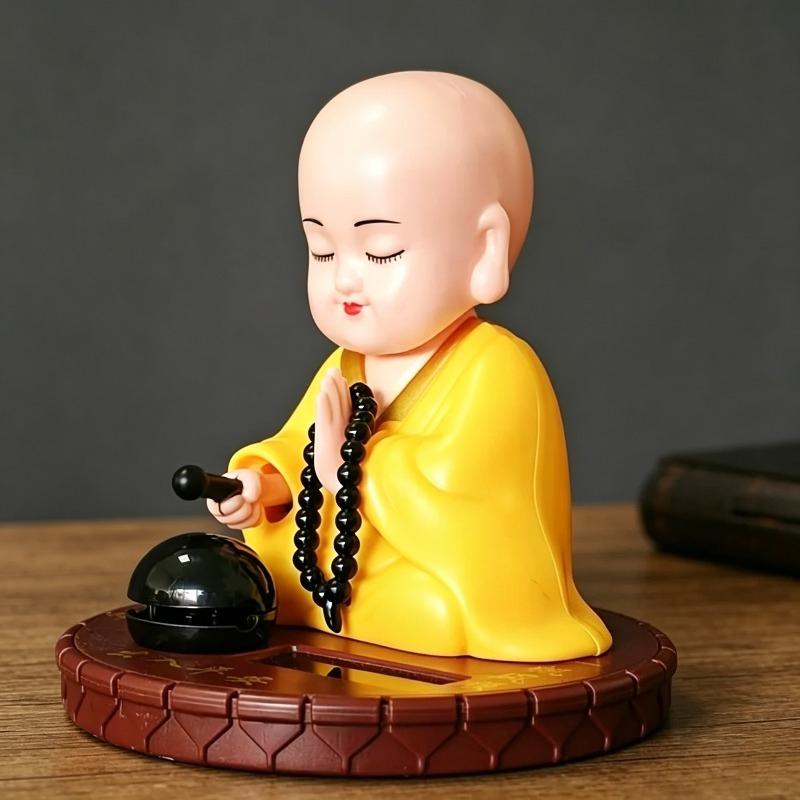 Fashionable Car Ornaments, Small Monk Style, Car Interior Accessories, Home Ornaments, Suitable for Household Use, Car Use жовтий
Fashionable Car Ornaments, Small Monk Style, Car Interior Accessories, Home Ornaments, Suitable for Household Use, Car Use жовтий