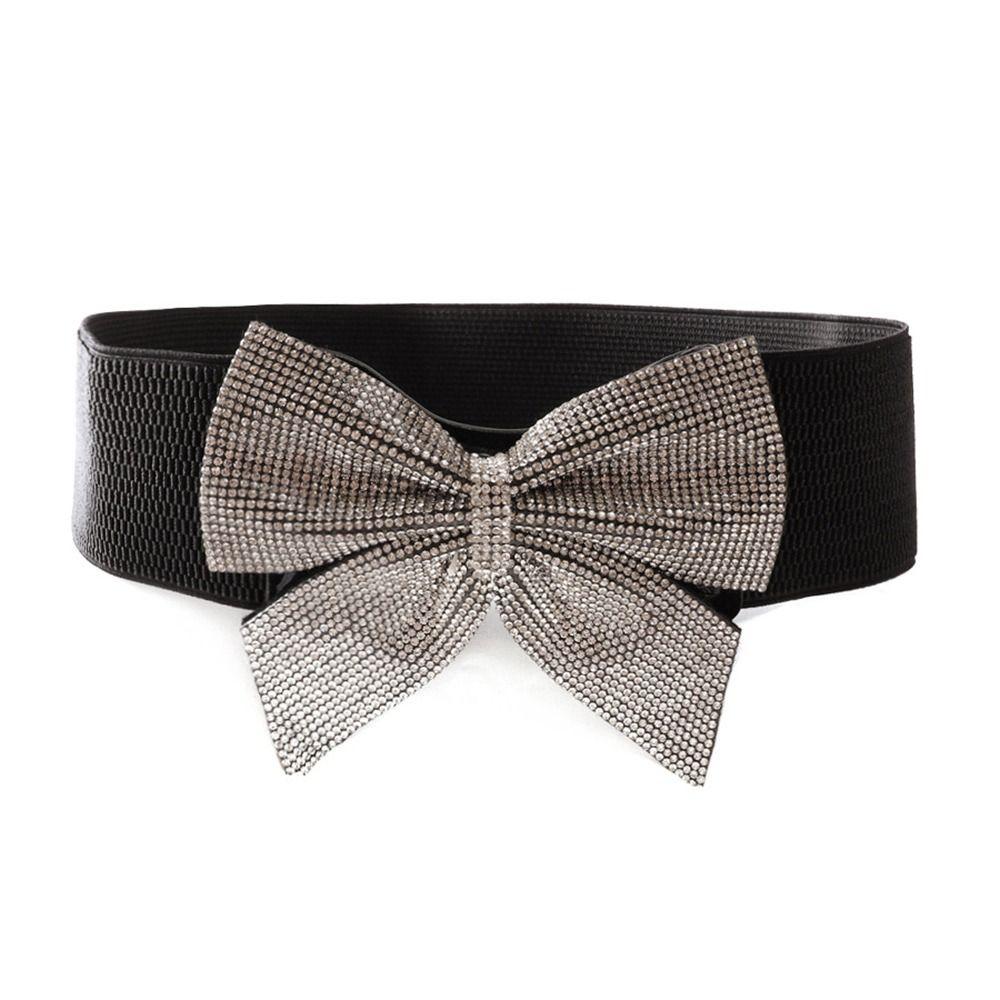 Elastic Bowknot Waistband Rhinestone Ladies Dress Cummerbunds Peplum Waistband Wedding Party
Elastic Bowknot Waistband Rhinestone Ladies Dress Cummerbunds Peplum Waistband Wedding Party