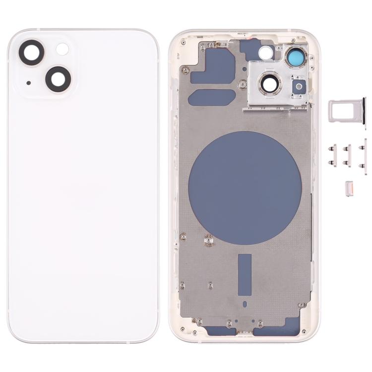 Back Housing Cover with SIM Card Tray & Side Keys & Camera Lens for iPhone 13 білий
Back Housing Cover with SIM Card Tray & Side Keys & Camera Lens for iPhone 13 білий