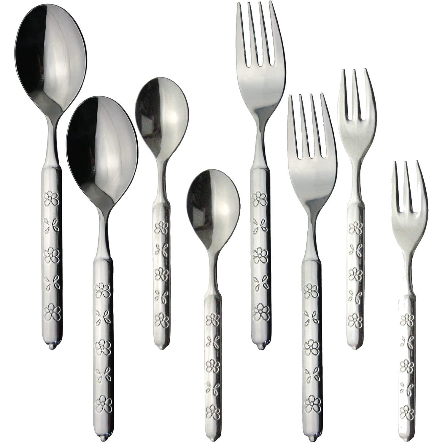 NagaO Herb Dinner Cutlery Set 8 pieces 18-0 Stainless Steel Dishwasher Safe Made Japan
NagaO Herb Dinner Cutlery Set 8 pieces 18-0 Stainless Steel Dishwasher Safe Made Japan