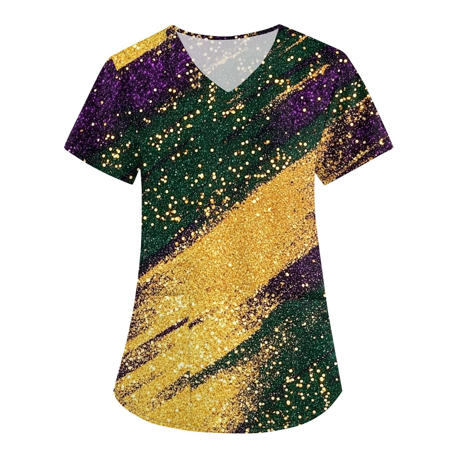 Женская карнавальная принтовая свободная униформа с V-образным вырезом и карманом с коротким рукавом XXXL чёрный
Женская карнавальная принтовая свободная униформа с V-образным вырезом и карманом с коротким рукавом XXXL чёрный