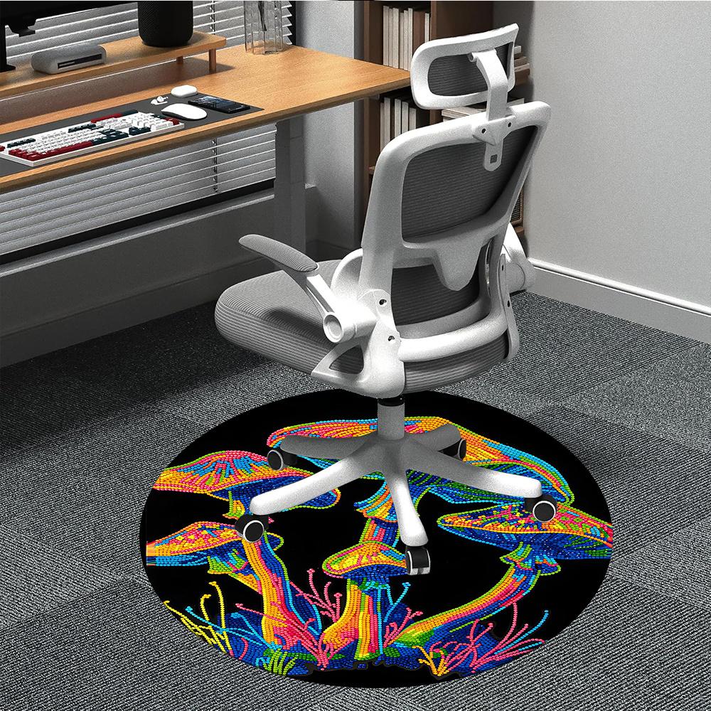 1pc Mushroom Artwork Office Round Area Rug, Indoor Mat Suitable ForOffice, Under Office Chairs Bedroom Living Room Home Decor, Room Decot204 80cm by 80cm
1pc Mushroom Artwork Office Round Area Rug, Indoor Mat Suitable ForOffice, Under Office Chairs Bedroom Living Room Home Decor, Room Decot204 80cm by 80cm