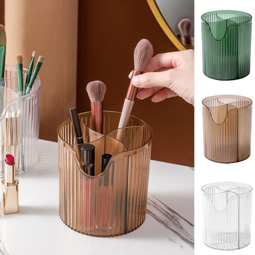 Luxury Plastic 4 Grids Makeup Brush Bucket Transparent Drain Cosmetic Storage Box Visible Makeup Brush Cup Desktop зелёный
Luxury Plastic 4 Grids Makeup Brush Bucket Transparent Drain Cosmetic Storage Box Visible Makeup Brush Cup Desktop зелёный