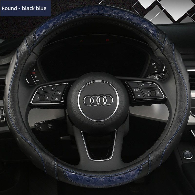 Car Steering Wheel Cover, Breathable, Suitable for All Seasons, Non-Slip, Sweat-Absorbent, Same Model as Used in Civic, Speed, and Volkswagen Tiktok 1 Round - Black Blue
Car Steering Wheel Cover, Breathable, Suitable for All Seasons, Non-Slip, Sweat-Absorbent, Same Model as Used in Civic, Speed, and Volkswagen Tiktok 1 Round - Black Blue