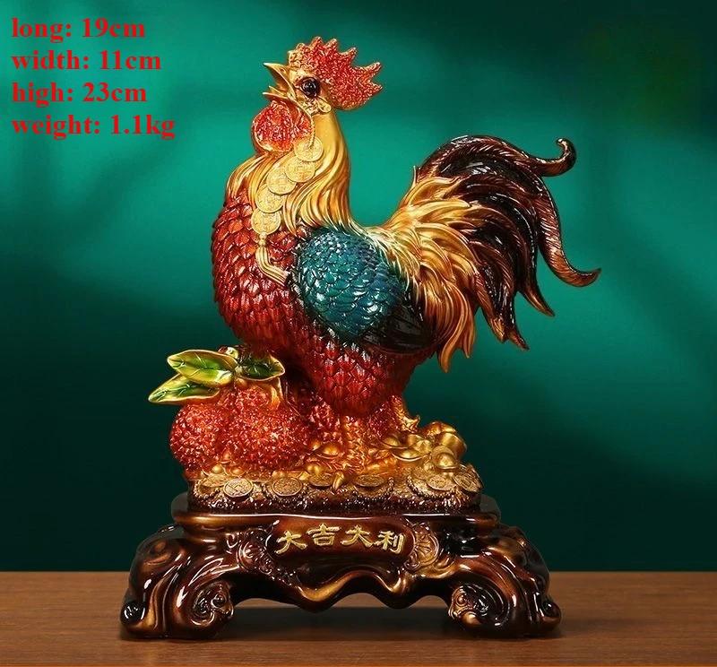 Lucky Rooster Zodiac Chicken Ornament, Entrance Porch TV Cabinet Living Room Desktop Decor, Auspicious Gift
Lucky Rooster Zodiac Chicken Ornament, Entrance Porch TV Cabinet Living Room Desktop Decor, Auspicious Gift