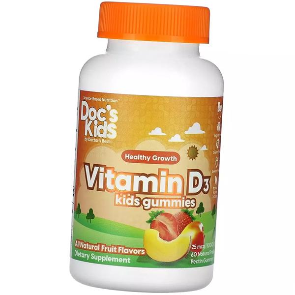 Жувальний Вітамін Д3 для дітей, Vitamin D3 Gummies Kids Gummies, Doctor s Best 60таб Фруктовий (36327073) 60tab Fruit
Жувальний Вітамін Д3 для дітей, Vitamin D3 Gummies Kids Gummies, Doctor s Best 60таб Фруктовий (36327073) 60tab Fruit