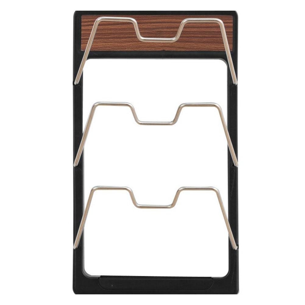 Кухонный органайзер-полка настенный держатель для крышек сковородок, подставка для крышек, 3-ярусная полка для посуды, держатель для палочек для еды, кухонные аксессуары
Кухонный органайзер-полка настенный держатель для крышек сковородок, подставка для крышек, 3-ярусная полка для посуды, держатель для палочек для еды, кухонные аксессуары