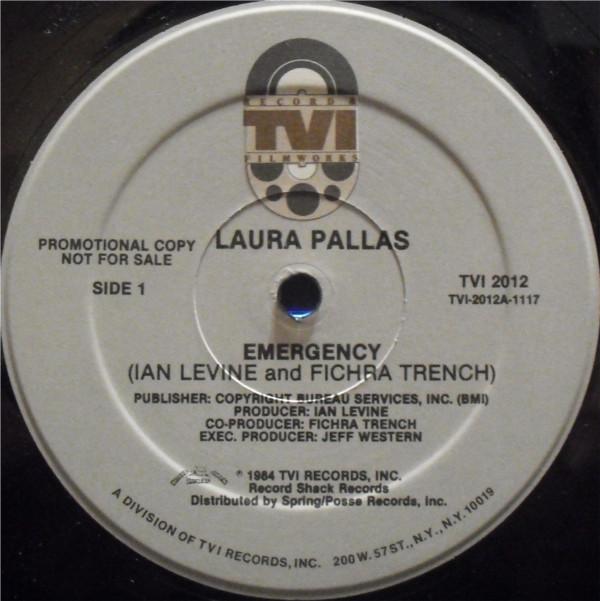12inch Record LAURA PALLAS - Emergency TVI2012PROMO TVI Records & F 1984 US Dance & Electronica Used
12inch Record LAURA PALLAS - Emergency TVI2012PROMO TVI Records & F 1984 US Dance & Electronica Used