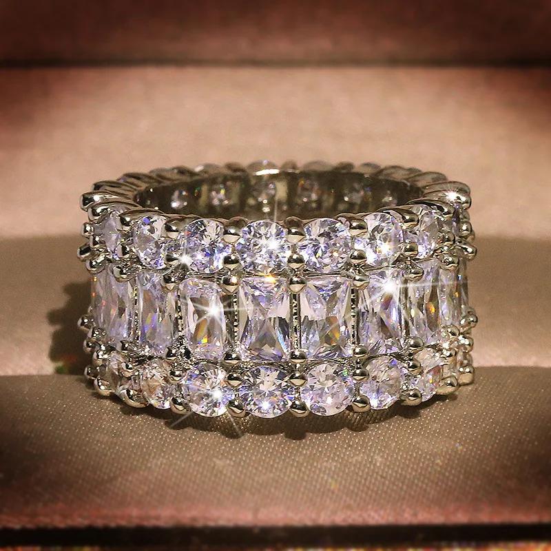 S Sterling copper Color Big Band Ring with Bling Bling Zircon Stone Ring for Women Fashion Party birthday Jewelry 7
S Sterling copper Color Big Band Ring with Bling Bling Zircon Stone Ring for Women Fashion Party birthday Jewelry 7