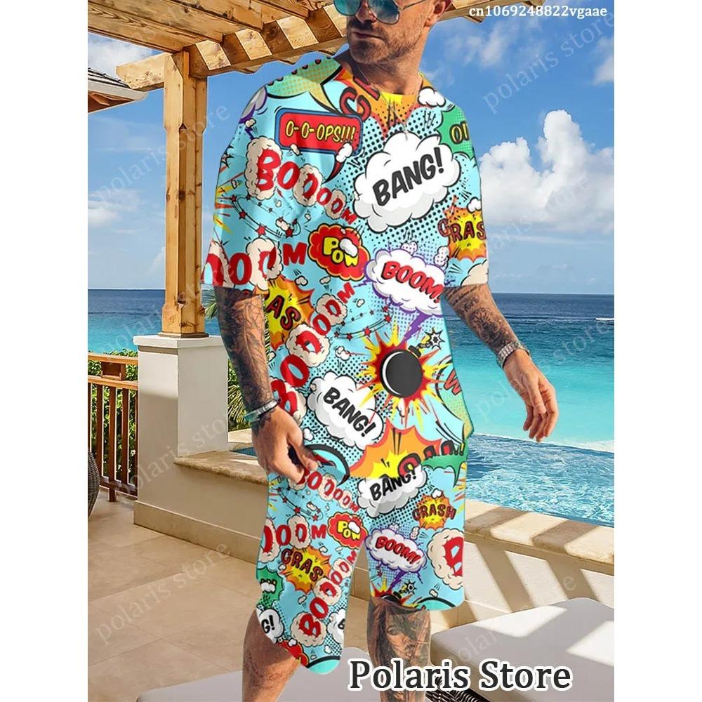 Summer Men s T-shirt Set Manga Illustrations Loose Clothing Hip Hop Sportswear Two Piece Set 6XL
Summer Men s T-shirt Set Manga Illustrations Loose Clothing Hip Hop Sportswear Two Piece Set 6XL
