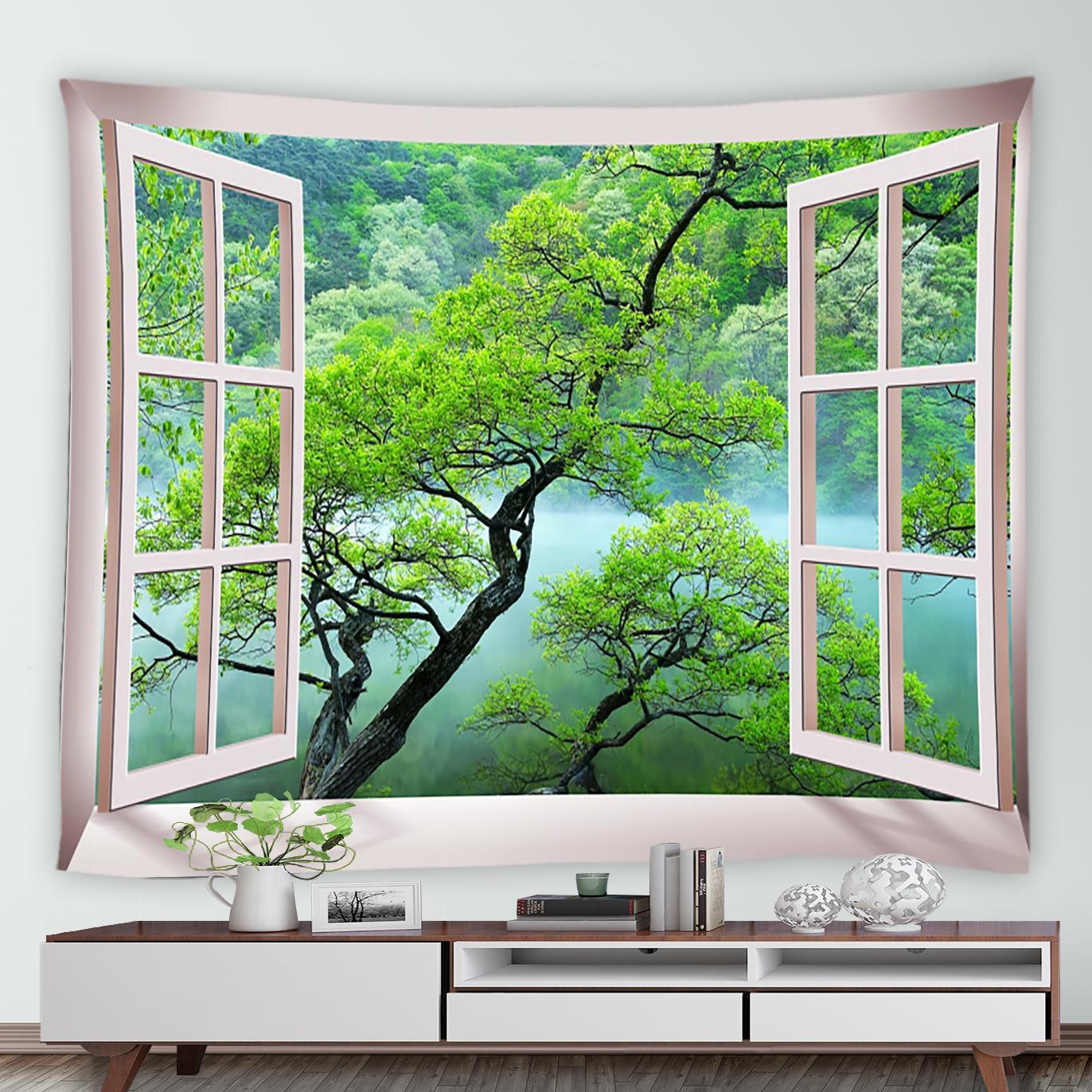 Лесная дорога, зеленый растительный узор, гобелен за окном, дома, гостиной, спальни, украшение на стену, фон, тканевый гобелен 150x100cm
Лесная дорога, зеленый растительный узор, гобелен за окном, дома, гостиной, спальни, украшение на стену, фон, тканевый гобелен 150x100cm