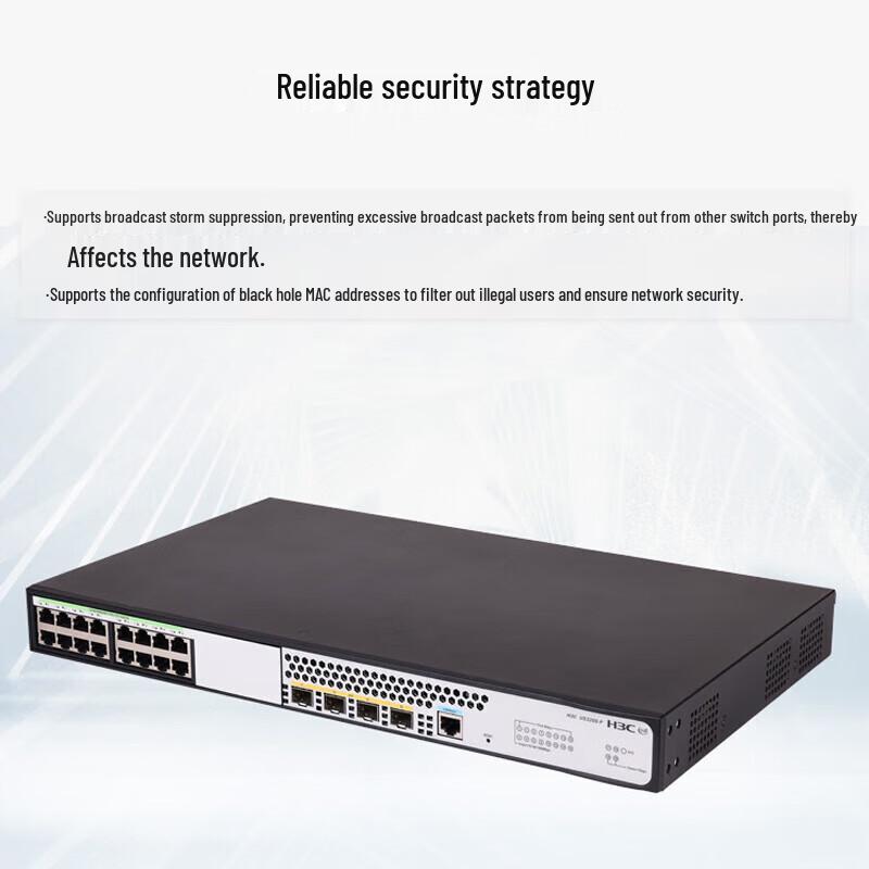 H3C US320S-P Managed Gigabit PoE Switch
H3C US320S-P Managed Gigabit PoE Switch