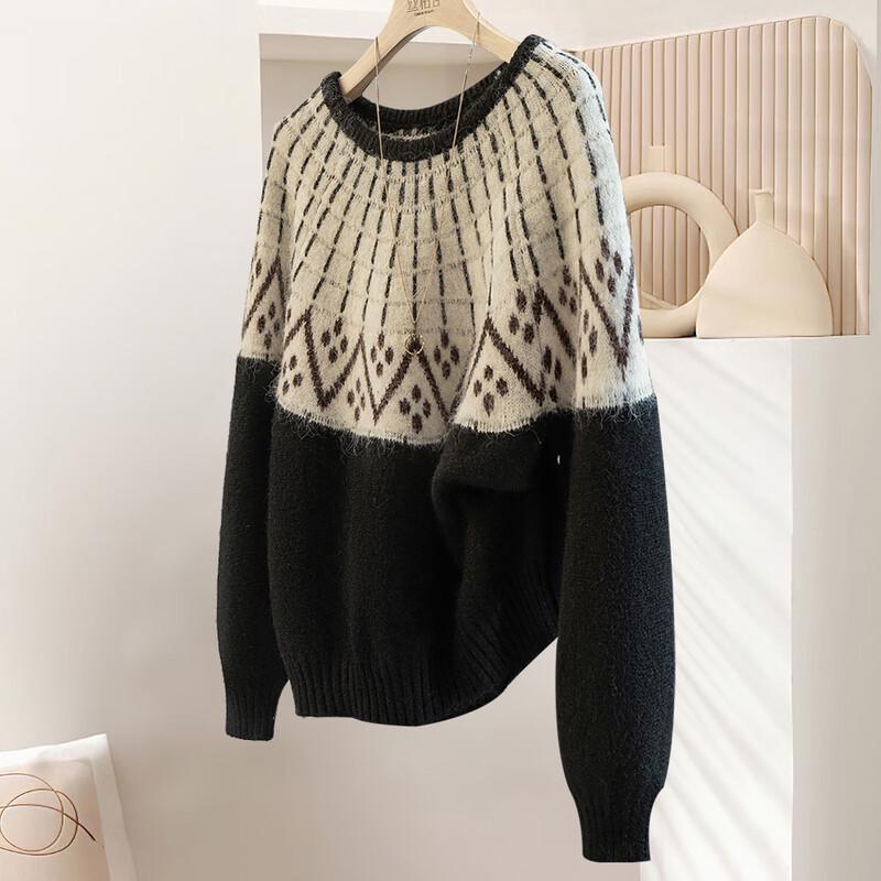 Sisbyshe Women s Relaxed Fit Colorblock Pullover Sweater XL
Sisbyshe Women s Relaxed Fit Colorblock Pullover Sweater XL