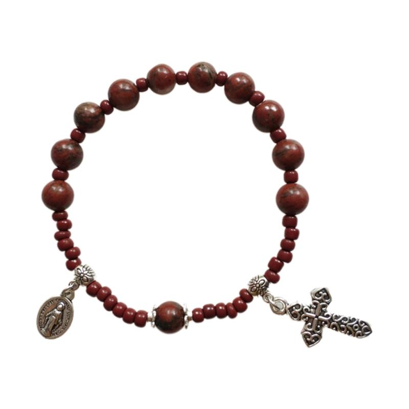Catholic for Cross Finger Chain Mini Rosary Finger Baptism Rosaries Glass Bead Bracelet for Baptism Favors Christening 1
Catholic for Cross Finger Chain Mini Rosary Finger Baptism Rosaries Glass Bead Bracelet for Baptism Favors Christening 1