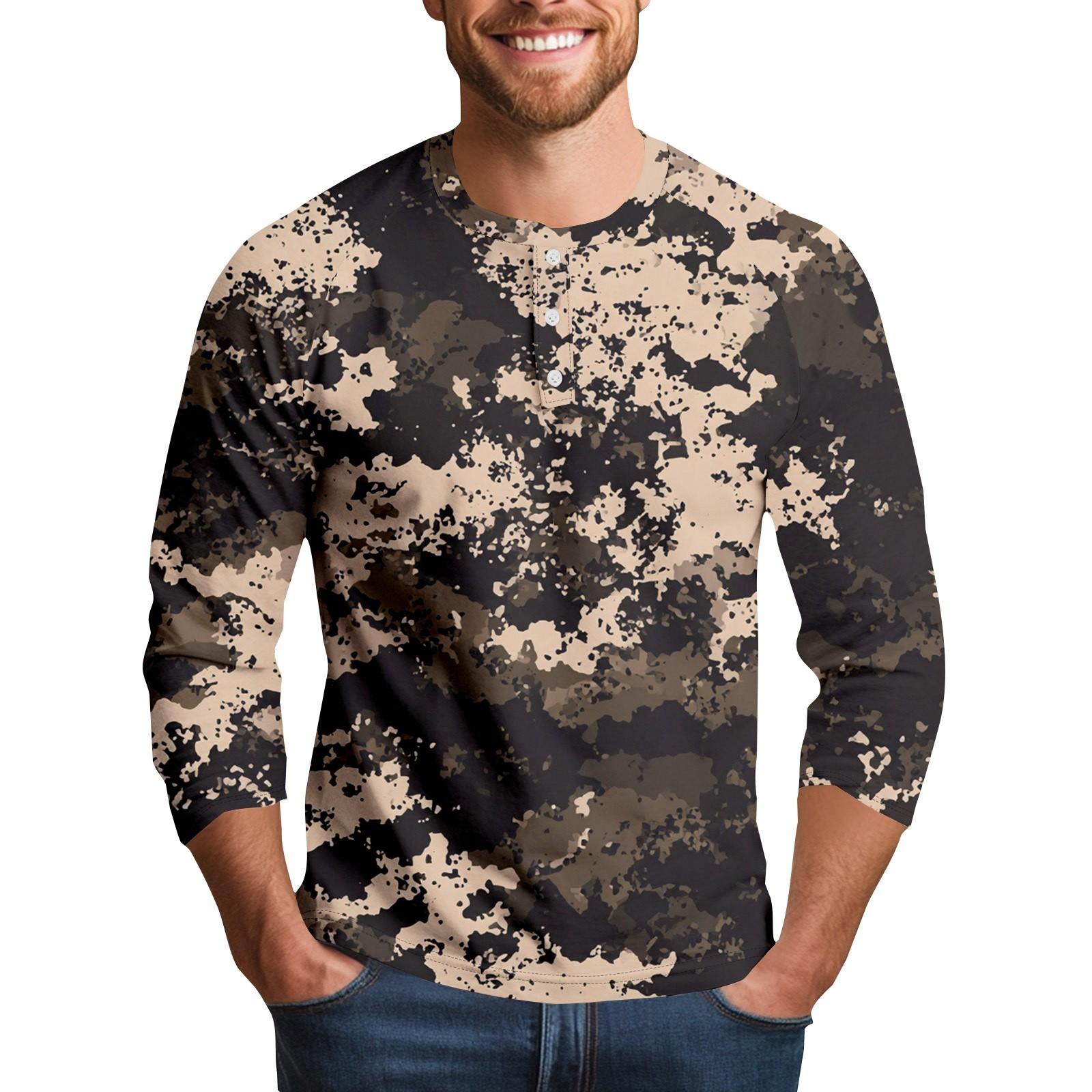 Мужская камуфляжная рубашка с воротником и рукавом семь четвертей M верблюд
Мужская камуфляжная рубашка с воротником и рукавом семь четвертей M верблюд