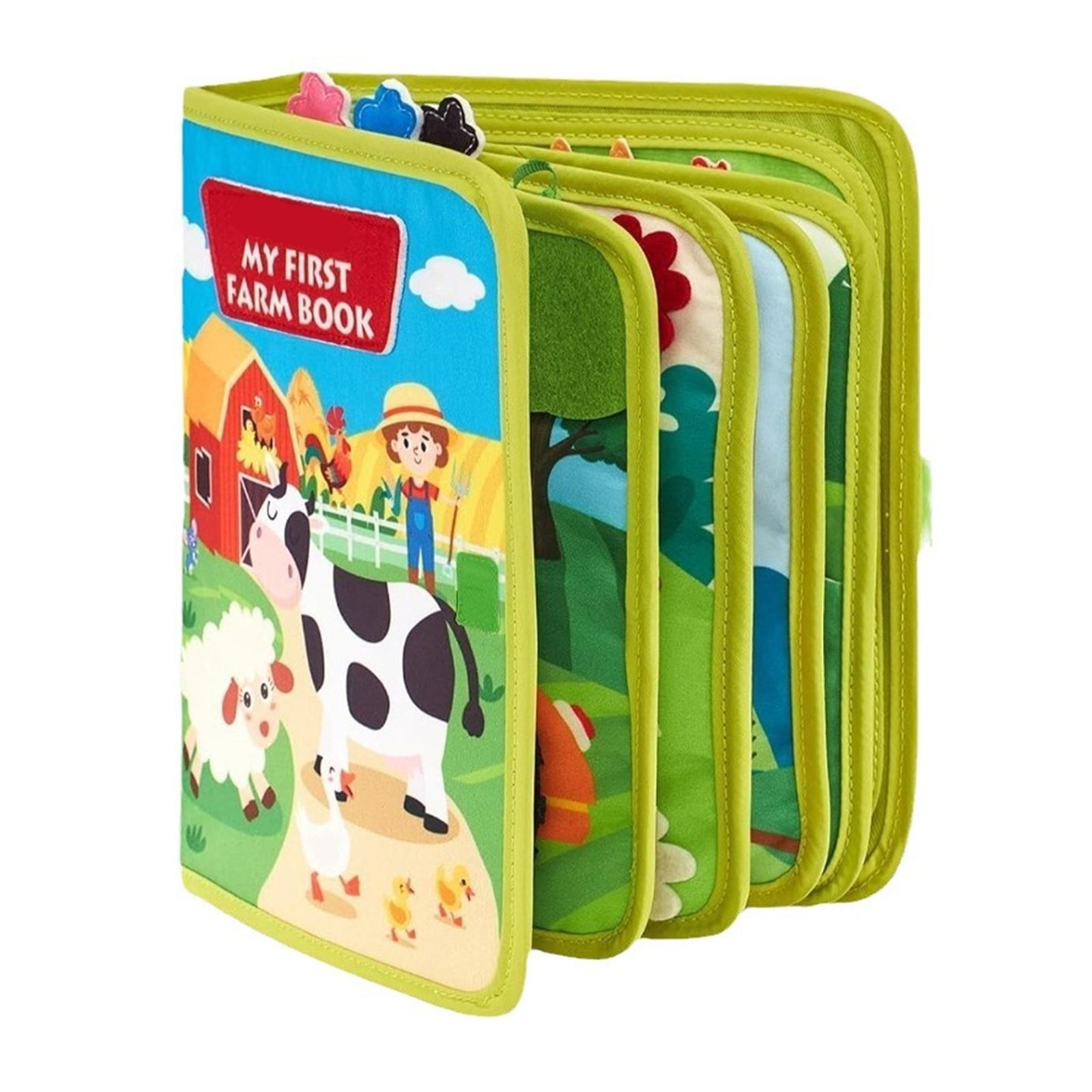 Занимательная книга с фермерской тематикой для малышей. Ранняя развивающая книга для тихих занятий. Отлично подходит для путешествий и повседневного обучения.
Занимательная книга с фермерской тематикой для малышей. Ранняя развивающая книга для тихих занятий. Отлично подходит для путешествий и повседневного обучения.