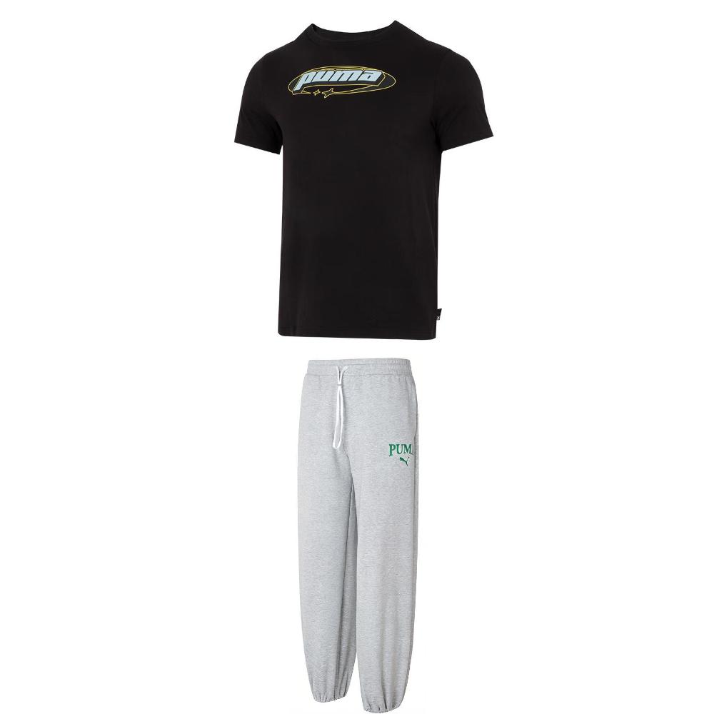 Puma Дышащая футболка с коротким рукавом, пуловер, с круглым вырезом и вязаные брюки с манжетами на кулиске, повседневный спортивный комплект, мужские комплекты 627011-01+682928-04 2XL
Puma Дышащая футболка с коротким рукавом, пуловер, с круглым вырезом и вязаные брюки с манжетами на кулиске, повседневный спортивный комплект, мужские комплекты 627011-01+682928-04 2XL